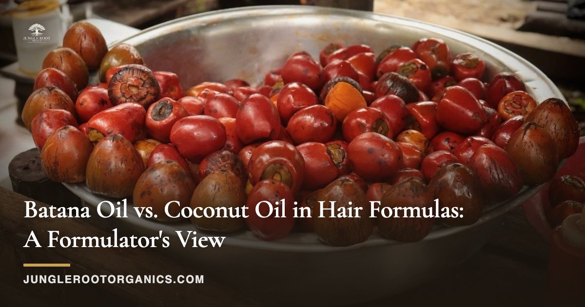 Batana Oil vs. Coconut Oil in Hair Formulas: A Formulator's View