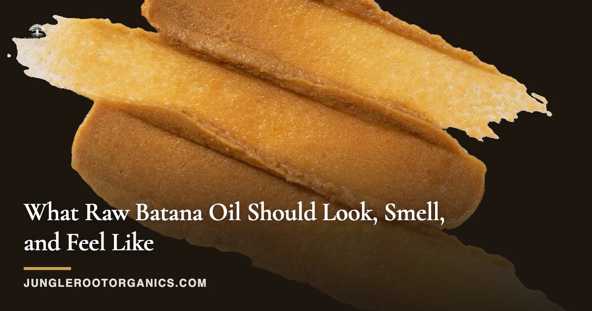 What Raw Batana Oil Should Look, Smell, and Feel Like